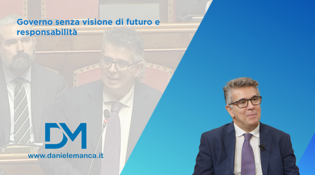 Governo senza visione di futuro e responsabilità